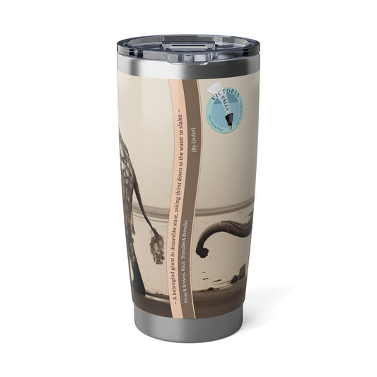 Fantasy Elephant Tumbler, Dreamlike Lake Travel Mug, Boho Cup, Wanderlust Drinkware, Elephant Lover Gift, Nature Theme Tumbler